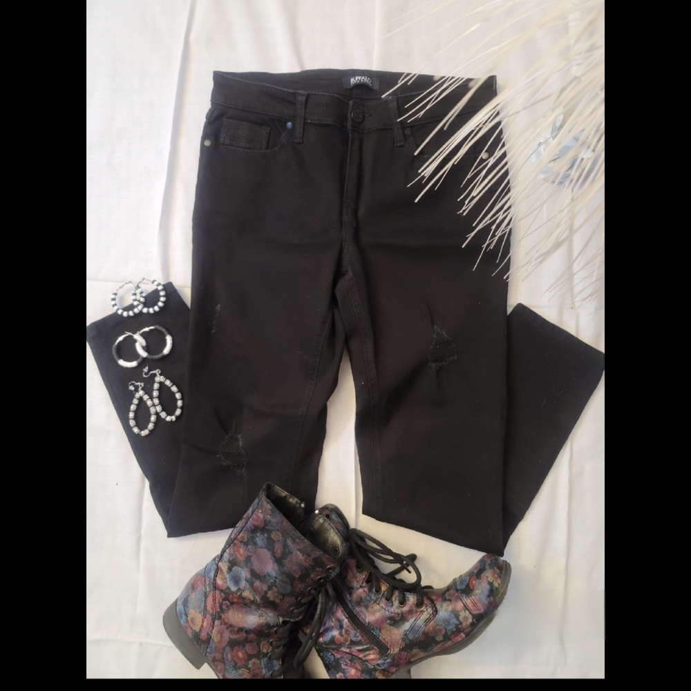 Women's Black David Bitton Buffalo Jeans Size 6